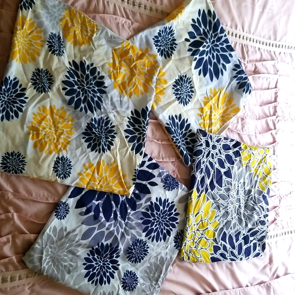 4 multicolored throw pillow covers